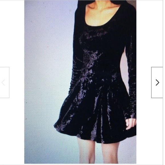 Vintage Betsey Johnson Black Velvet Dress - Picture 10 of 11